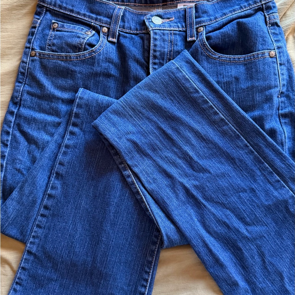 Levi's Nouveau Boot Cut Stretch Jeans - Classic Blue